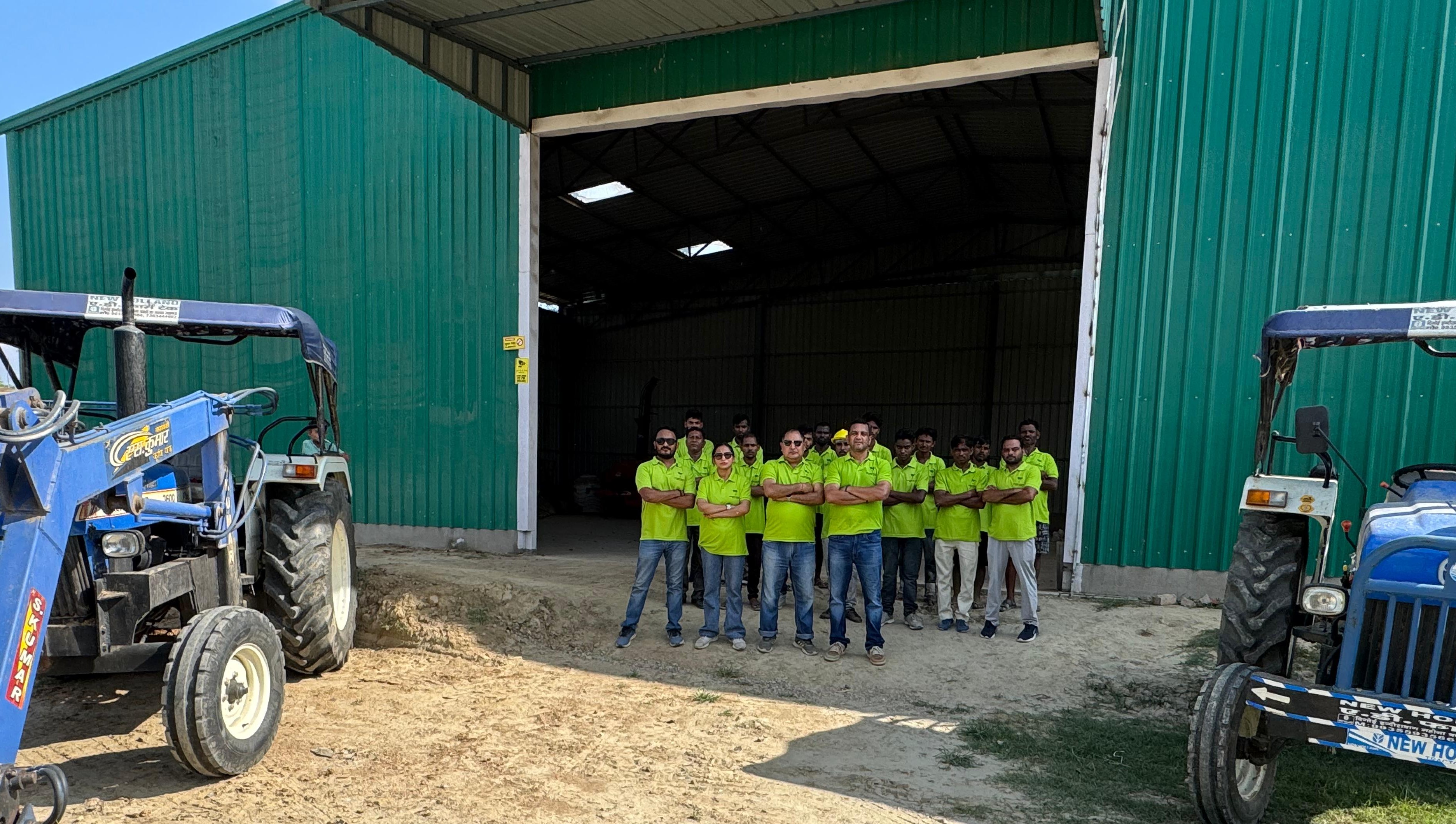 Operations team at the production facility